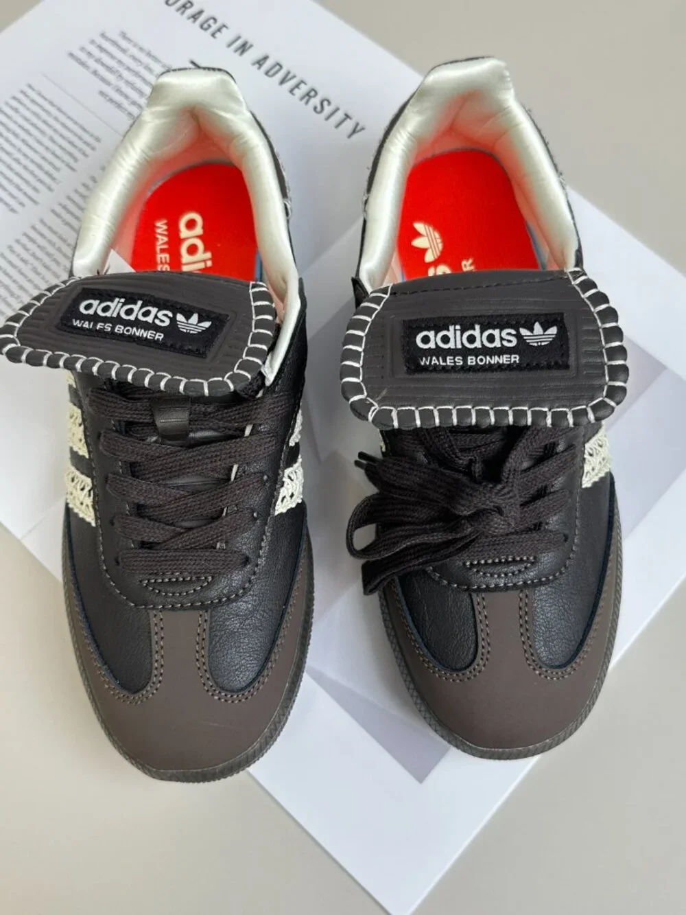 Women's Wales Bonner x Adidas Originals Samba Sneakers US8/EU38 - Picture 4 of 8
